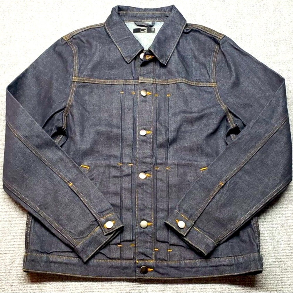 Dark Blue Denim Jacket 2 pockets